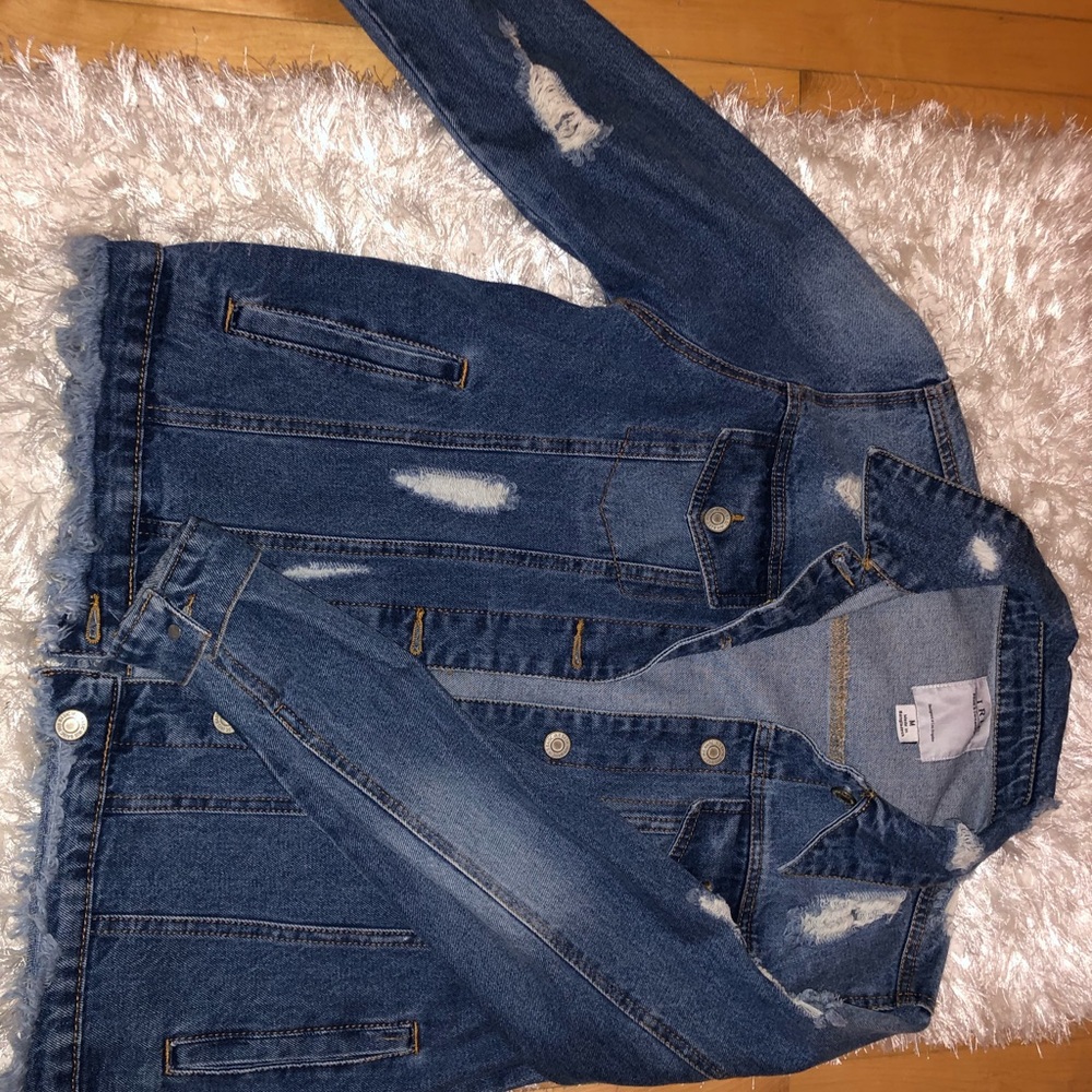 Iris medium wash denim jacket